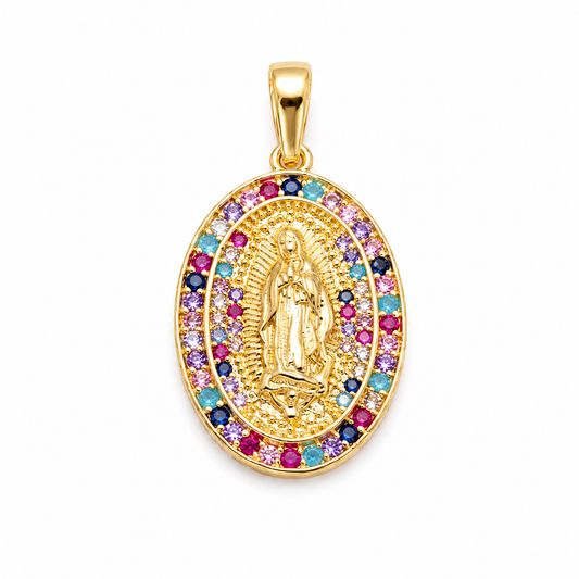 Medalla Guadalupe Multicolor