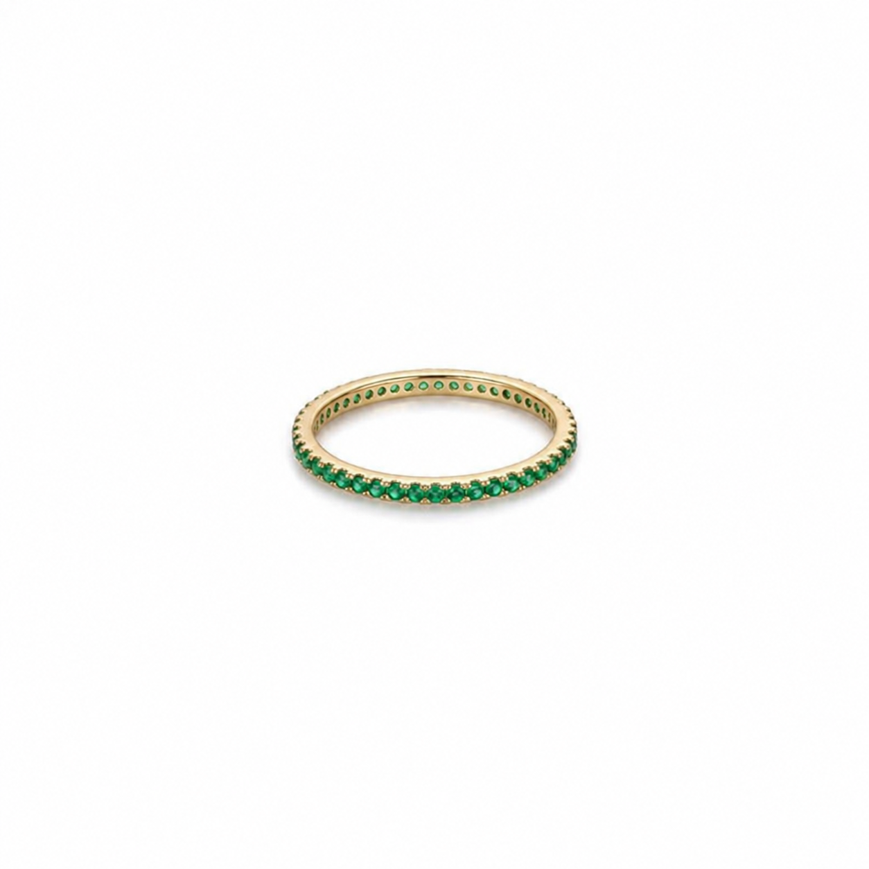 Anillo Churumbela Verde Esmeralda