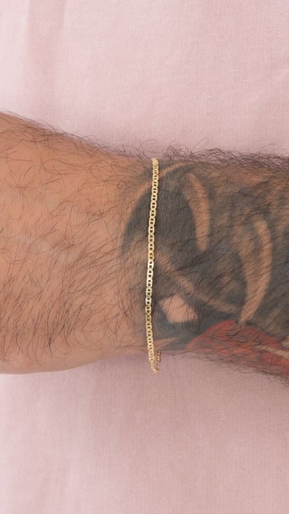 Pulsera Escalera Con Destellos | 19.5 Centímetros