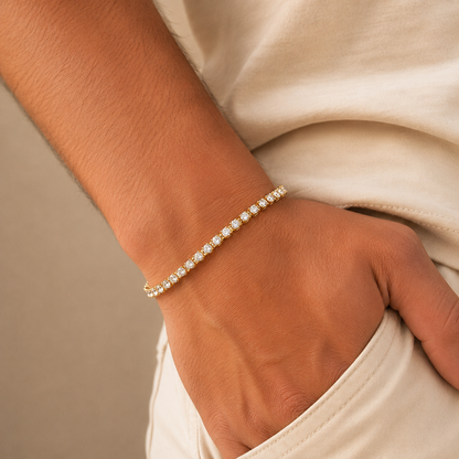 Pulsera Tenis Cristal 18 CM | Envío Gratis