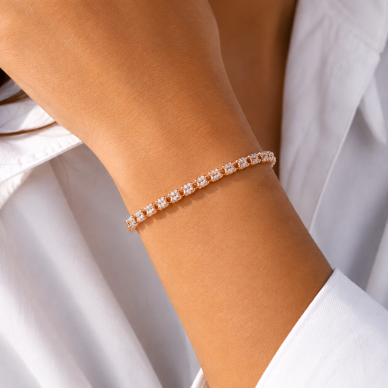 Pulsera 2L Italy Oro Rosa | 16 CM