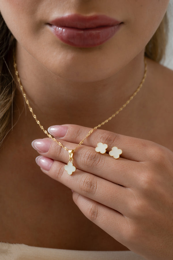 Conjunto Clover Blanco