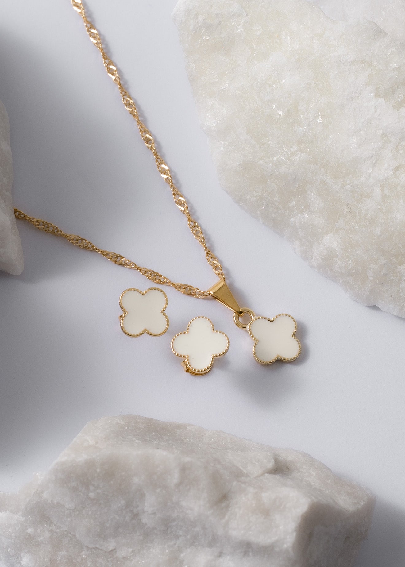 Conjunto Clover Blanco