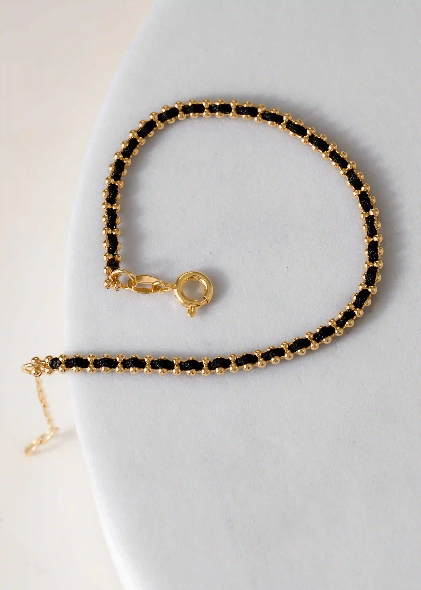 Pulsera Hilo Laminado 18K |