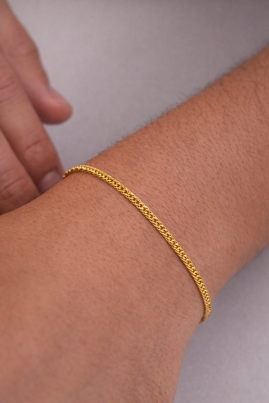 Pulsera Cubana Continua Italiana | 19 cm