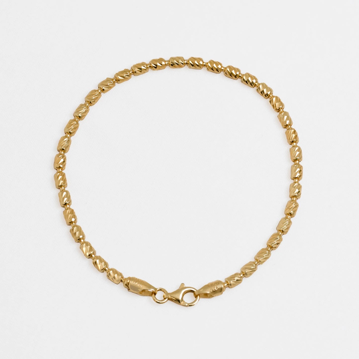 Pulsera Barril Italiana 19.5 cm | Envío Gratis