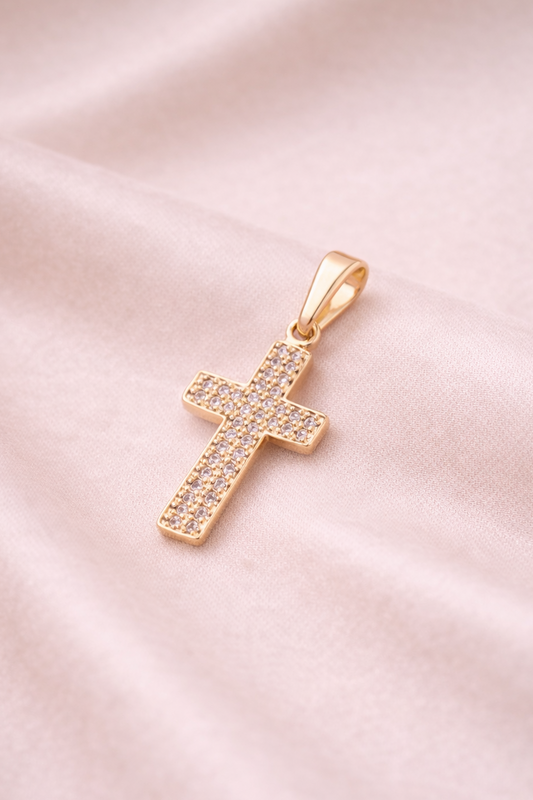 Dije Cruz Micro Brillos