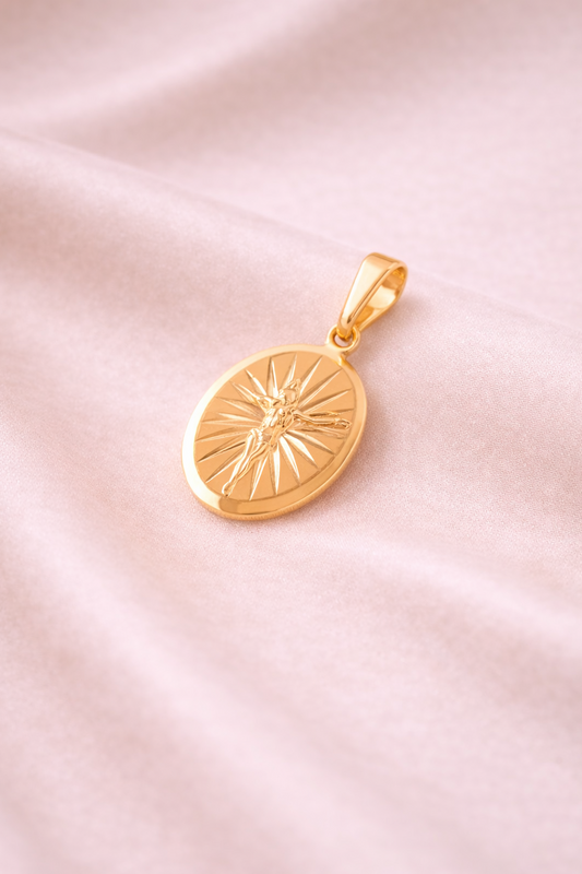 Dije Medalla Virgen Sol