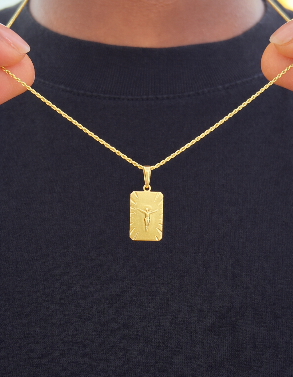 Set Cristo Gold Italy | Envío gratis
