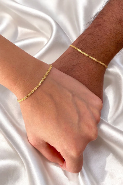 Dúo Pulseras Chinescas 16 cm & 19 cm | Italy