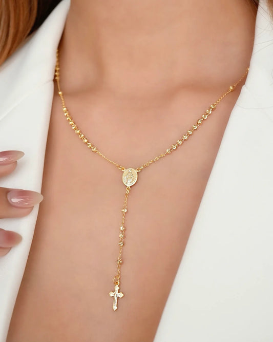 Rosario Balín Diamantado 50 cm | Envío Gratis