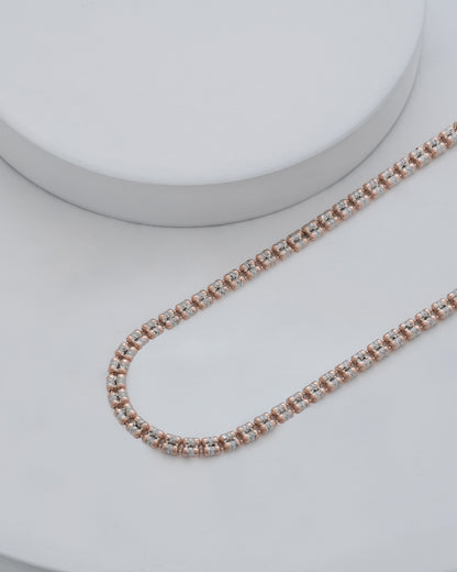 Cadena ICE 2L Oro Rosa Italiana 45 cm | Envió Gratis