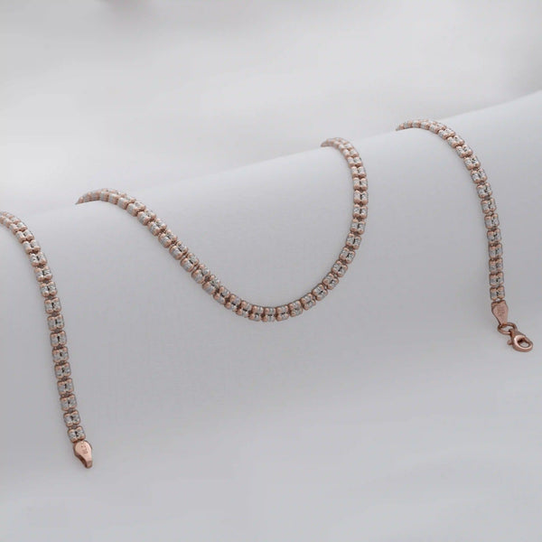 Cadena ICE 2L Oro Rosa Italiana 45 cm | Envió Gratis