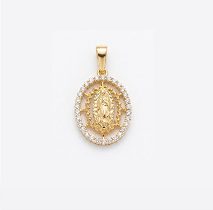 Dije Virgen Halo