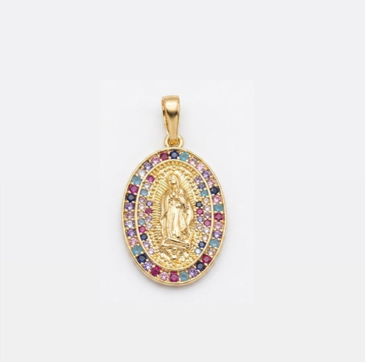Medalla Guadalupe Multicolor