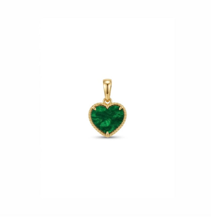 Dije Corazón Esmeralda