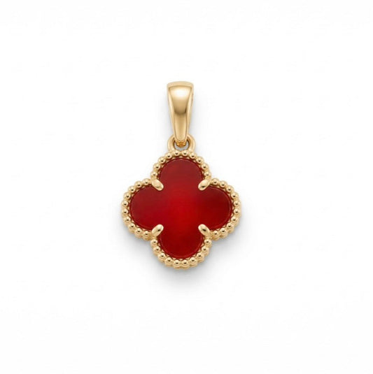 Dije Clover Rojo
