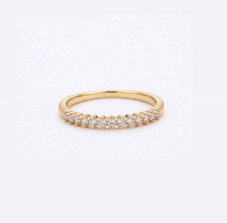 Anillo Media Eternidad Brillante