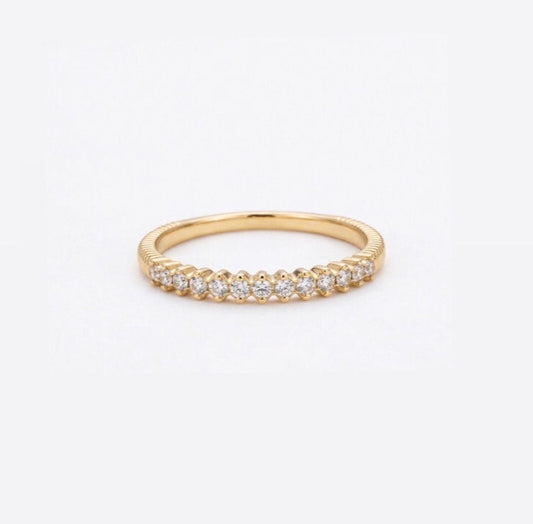 Anillo Media Eternidad Brillante