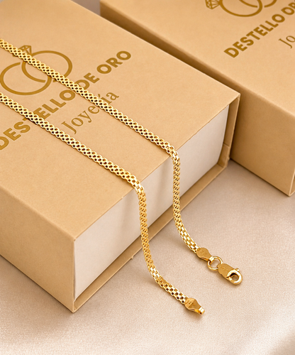 Dúo Pulseras Tejido Chino Italianas | 16 & 19 cm