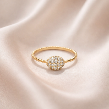 Anillo Circon Óvalo