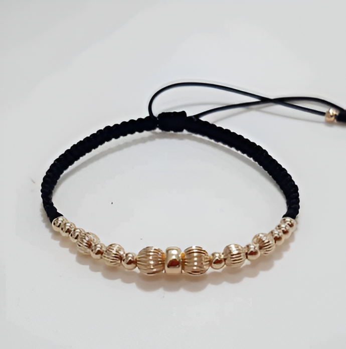 PULSERA DEGRADE CHATA Y ACANALADA