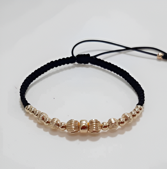 PULSERA DEGRADE CHATA Y ACANALADA