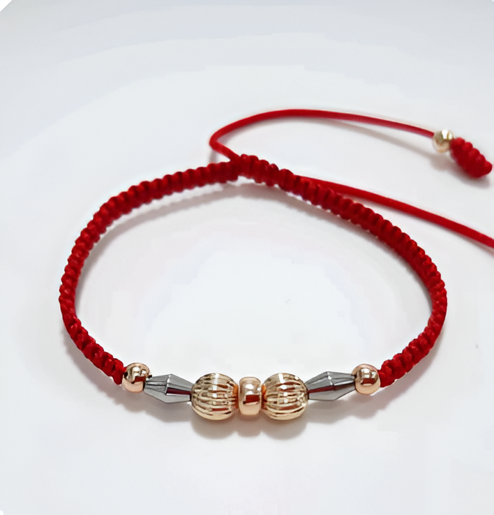 PULSERA TEJIDA B6 ACANALADA-ROMBO