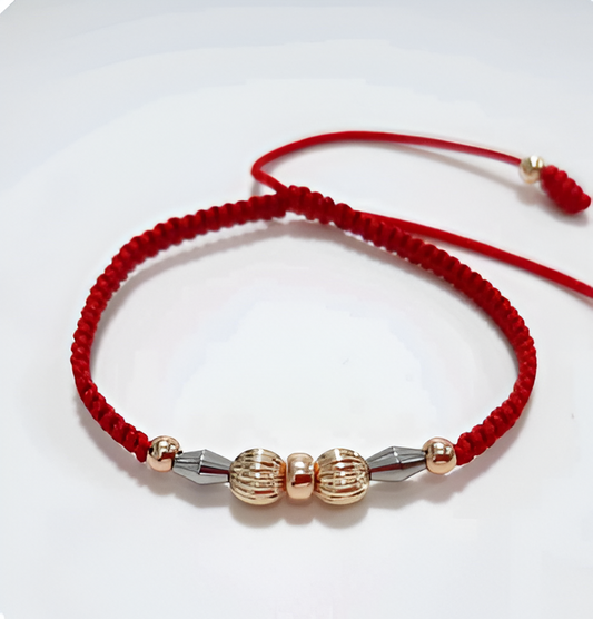 PULSERA TEJIDA B6 ACANALADA-ROMBO