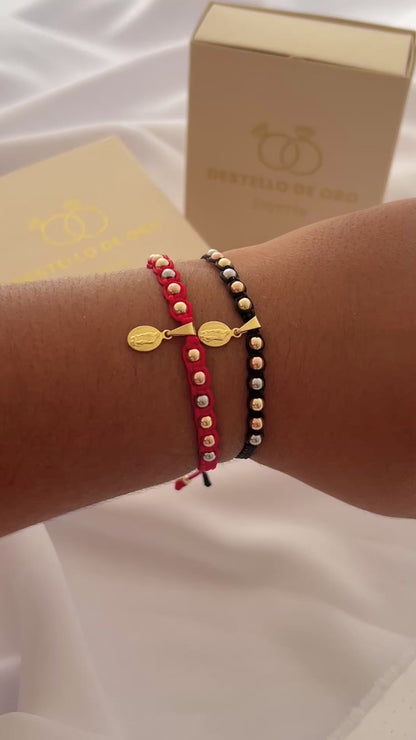 Dúo de pulseras virgencita