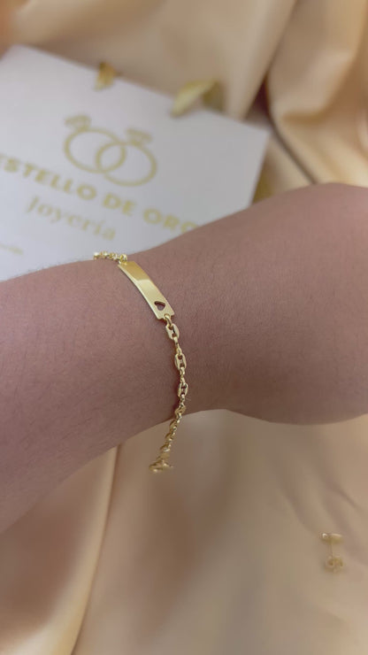 Pulsera Placa GG Baby
