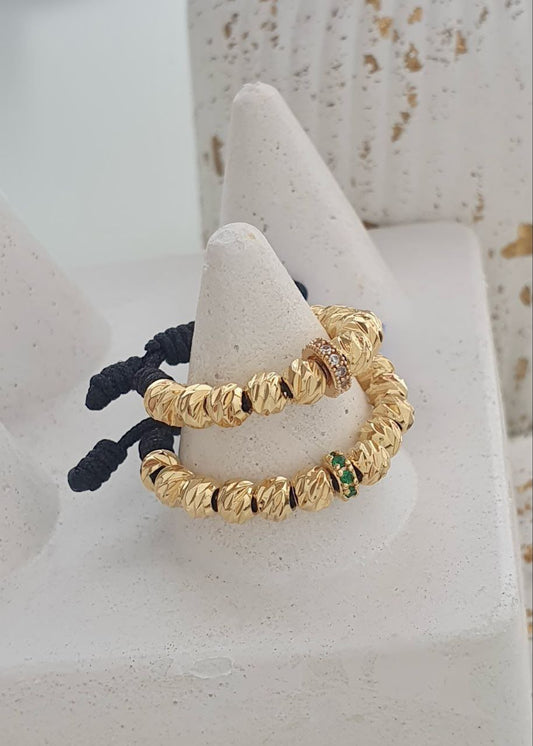 Dúo Anillos Tejidos Para Compartir