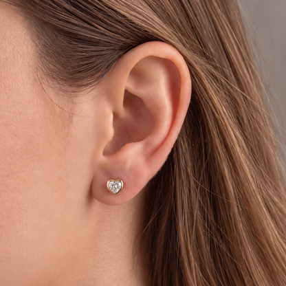 Arete Corazón Mini | 5 milímetros