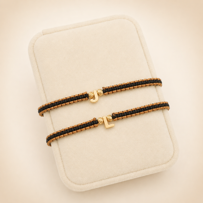 Dúo de Pulseras Letra