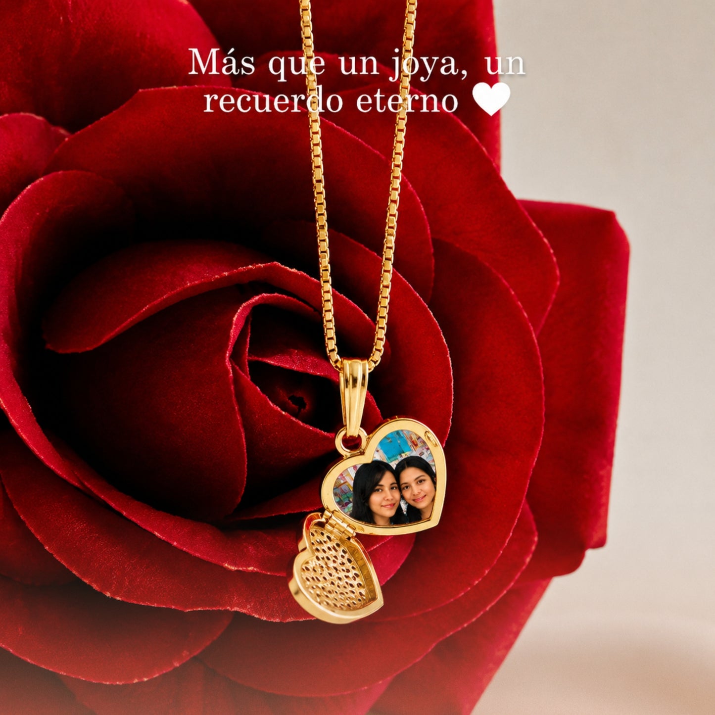 Set Siempre Contigo | Relicario Foto Personalizado