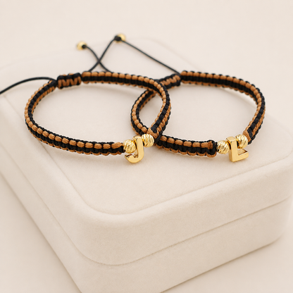 Dúo de Pulseras Letra