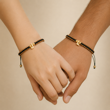 Dúo de Pulseras Letra