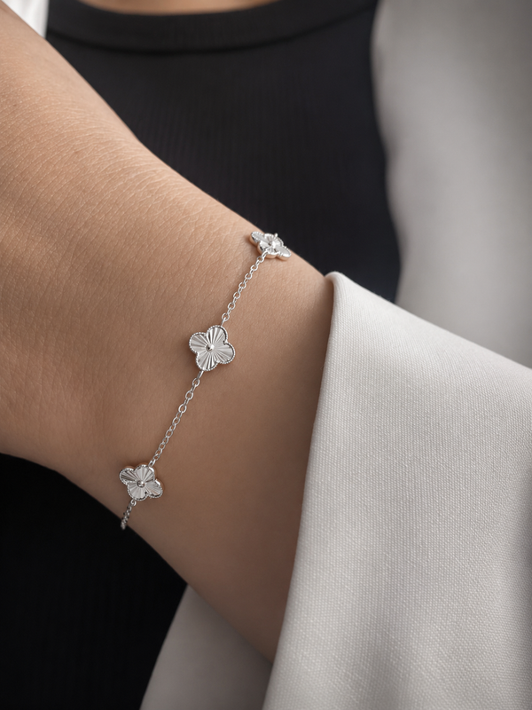 Pulsera Clover Delgada | 16 centímetros
