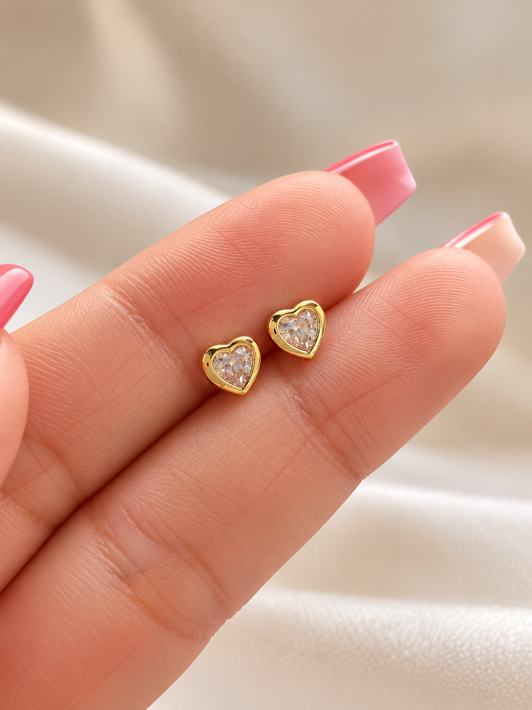 Arete Corazón Mini | 5 milímetros