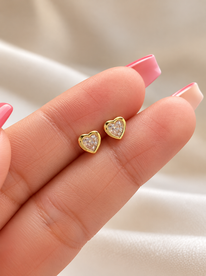 Arete Corazón Mini | 5 milímetros